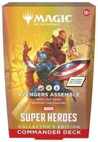 Marvel Super Heroes Commander Deck Avengers Assemble Collectors Edition
