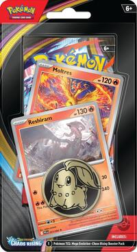 Chaos Rising Single Pack Blister Reshiram Moltres