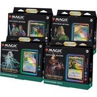 The Lord of the Rings Tales of Middle earth Commander Decks Set of 4