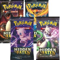 Hidden Fates Booster Pack Art Bundle Set of 4