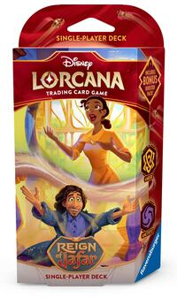Disney Lorcana Reign of Jafar Starter Deck Amber and Amethyst
