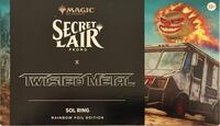 Secret Lair Drop Secret Lair Promo x Twisted Metal Sol Ring Rainbow Foil Edition