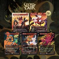 Secret Lair Drop EVERYTHING IS ON FIRE Raised Foil Edition