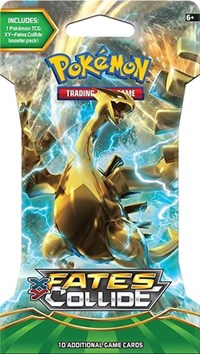 XY Fates Collide Sleeved Booster Pack Lugia BREAK