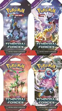 Temporal Forces Sleeved Booster Pack Art Bundle Set of 4