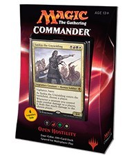 Commander 2016 Deck Open Hostility BRGW