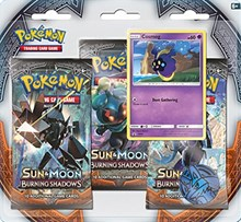 Burning Shadows 3 Pack Blister Cosmog