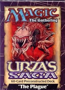 Urzas Saga Theme Deck The Plague