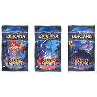 Disney Lorcana Ursulas Return Booster Pack Art Bundle Set of 3