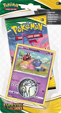 Evolving Skies Single Pack Blister Galarian Slowpoke
