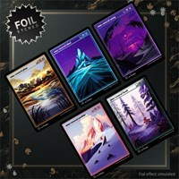 Secret Lair Drop PixelSnowLandsjpg Foil Etched Edition