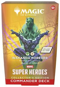 Marvel Super Heroes Commander Deck Wakanda Forever Collectors Edition