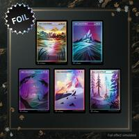 Secret Lair Drop PixelSnowLandsjpg Traditional Foil Edition