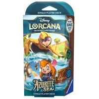 Disney Lorcana Azurite Sea Starter Deck Emerald and Sapphire