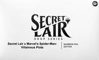 Secret Lair Drop Secret Lair x Marvels Spider Man Villainous Plots Rainbow Foil Edition