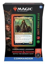 Commander Legends Battle for Baldurs Gate Exit from Exile Commander Deck