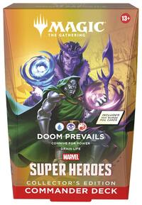 Marvel Super Heroes Commander Deck Doom Prevails Collectors Edition