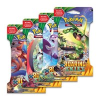 Roaring Skies Sleeved Booster Pack Art Bundle Set of 4