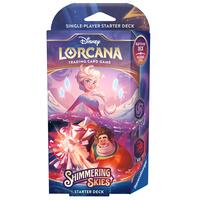 Disney Lorcana Shimmering Skies Starter Deck Amethyst and Ruby