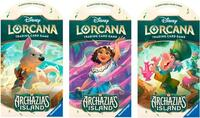 Disney Lorcana Archazias Island Sleeved Booster Pack Art Bundle