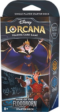 Disney Lorcana Rise of the Floodborn Starter Deck Amber and Sapphire
