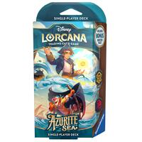 Disney Lorcana Azurite Sea Starter Deck Amber and Ruby