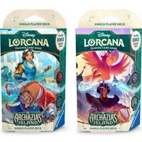 Disney Lorcana Archazias Island Starter Deck Set of 2
