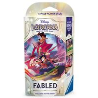 Disney Lorcana Fabled Starter Deck Emerald and Ruby