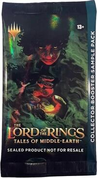 Universes Beyond The Lord of the Rings Tales of Middle earth Collector Booster Sample Pack