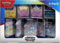 Costco Pokemon Scarlet and Violet Paldean Fates Mini Tin 5 pack