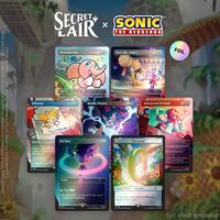 Secret Lair x Sonic the Hedgehog Superdrop Chasing Adventure Rainbow Foil