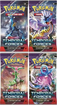Temporal Forces Booster Pack Art Bundle Set of 4