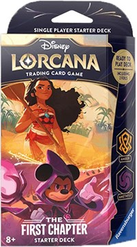 Disney Lorcana The First Chapter Starter Deck Amber and Amethyst