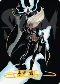 Storm, Windrider Art Card (Gold-Stamped Signature)
