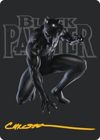 Black Panther, Hope Enduring Art Card (Gold-Stamped Signature)