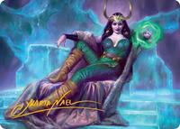 Lady Loki, Agent of Chaos Art Card (Gold-Stamped Signature)