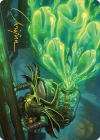 Burrog Barrage Art Card (Gold-Stamped Signature)