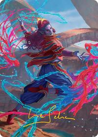 Rootha, Mastering the Moment Art Card (Gold-Stamped Signature)
