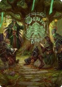 Sylvan Library Art Card