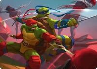 Raph & Leo, Sibling Rivals Art Card