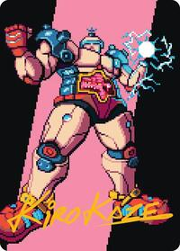 Krang, the All-Powerful Art Card (Gold-Stamped Signature)