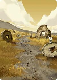Plains Art Card (Gold-Stamped Signature)