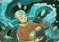 Aang, at the Crossroads Art Card