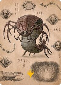 Koh, the Face Stealer 2 Art Card (Gold-Stamped Planeswalker Symbol)