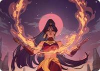 Firebending Student Art Card
