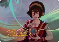Toph, the First Metalbender Art Card (Gold-Stamped Signature)