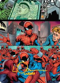 The Clone Saga Art Card (Gold-Stamped Signature)
