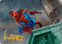 Spiders-Man, Heroic Horde Art Card (Gold-Stamped Signature)