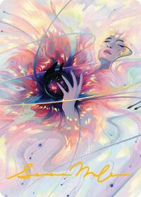 Beyond the Quiet Art Card (Gold-Stamped Signature)