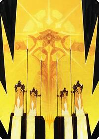 Hardlight Containment Art Card (Gold-Stamped Planeswalker Symbol)